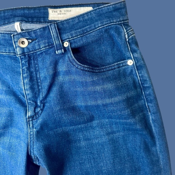 Rag & Bone ‘Dre Low-Rise Slim Fit Boyfriend’ Jeans in “Calimet” Wash Size 27 - Picture 8 of 16